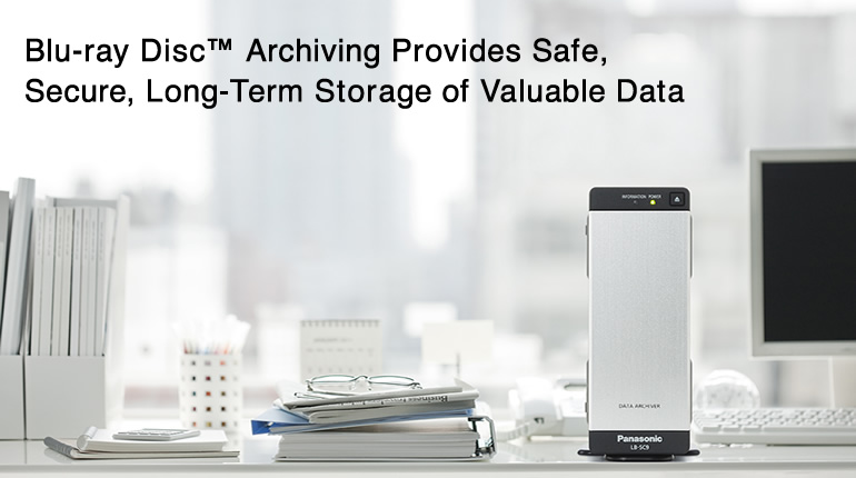 Blu-ray Disc™ Archiving Provides Safe, Secure, Long-Term Storage of Valuable Data