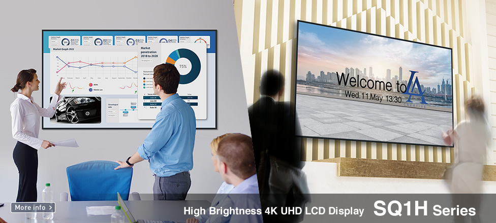 High Brightness 4K UHD LCD Display SQ1H Series