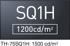 SQ1H [1000cd/m2 or more(TBD)]
