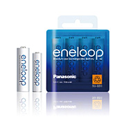 Rechargeable Ni-MH Battery eneloop (size AA and AAA: design for markets outside Japan)