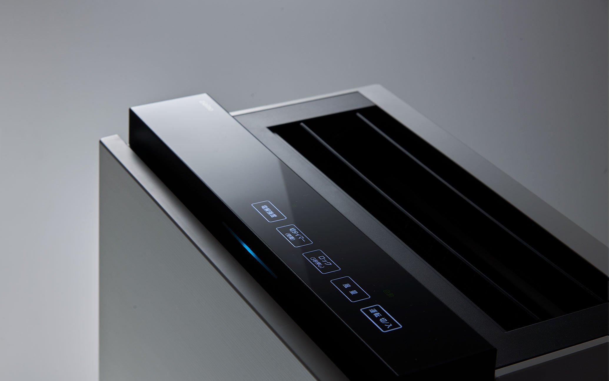 The ziaino features a simple design with a black control panel and LCD display on top.