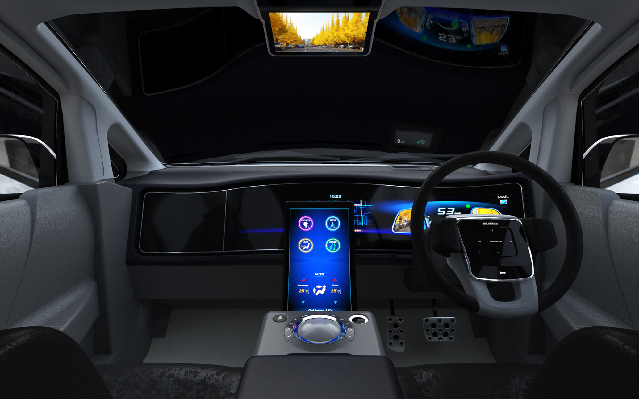 Car interior video
