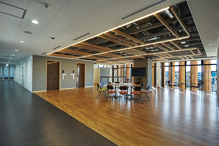 Photo:Lounge where tenant-businesses can collaborate