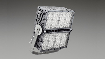 2 kW-equivalent LED floodlights