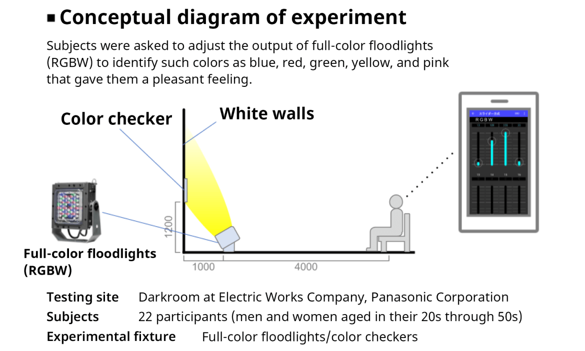 Conceptual diagram of experiment