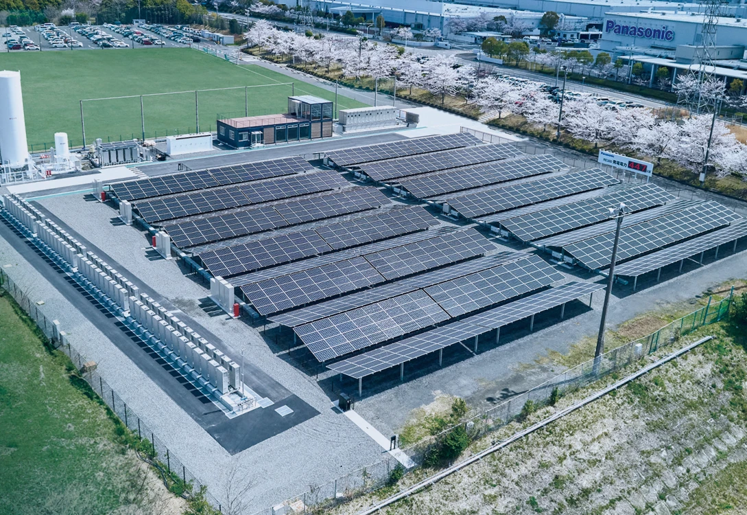 Photo:H2 KIBOU FIELD Panasonic Electric Works, Kusatsu Factory H2 KIBOU FIELD