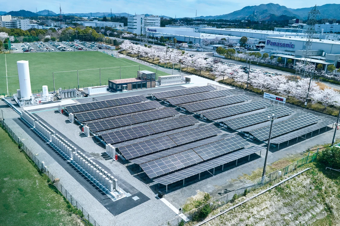 Photo:H2 KIBOU FIELD Panasonic Electric Works, Kusatsu Factory H2 KIBOU FIELD