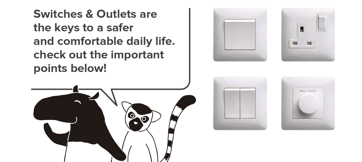 Switches & Outlets are the keys to a safer and comfortable daily life. check out the important points below!