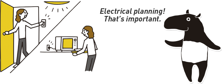 Electrical aplanning!�That's important.