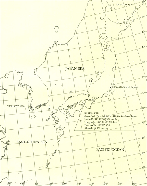 Map of Japan and Its Surround Area