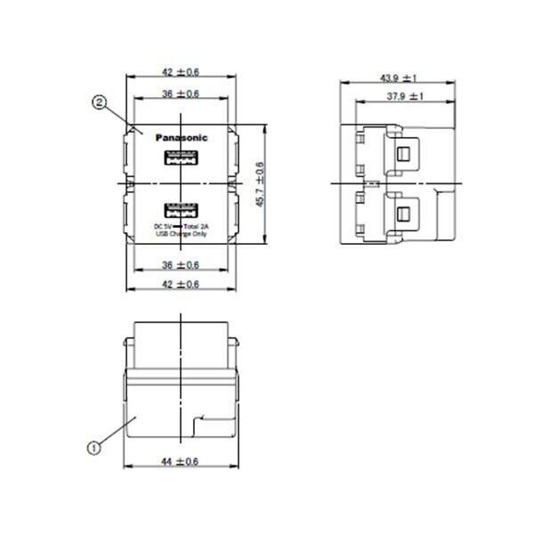 Ổ Cắm Và Phụ Kiện Dòng Wide Series WEF11721W8 - Panasonic Electric Works