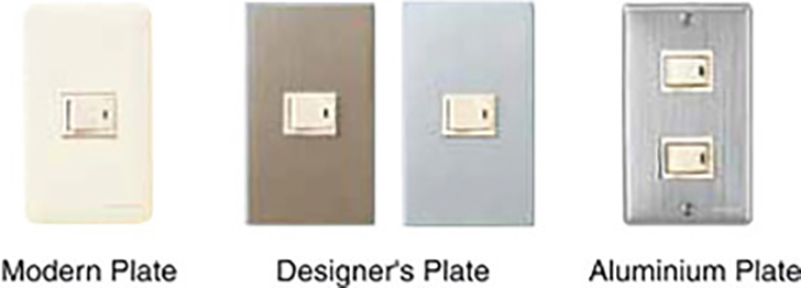 Variasi Plate agar sesuai dengan interior ruangan anda