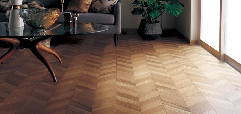 photo: Wooden flooring materials