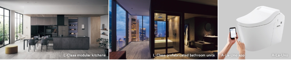 photo:L-Class modular kitchens,L-Class prefabricated bathroom units,A-La-Uno app,A-La-Uno